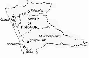 थ्रिस्सूर जिला, केरल