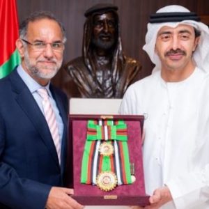 Indian Ambassador Conferred Order of Zayed II Honour