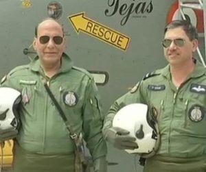 Rajnath Singh becomes first defence minister to fly in LCA Tejas