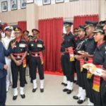 Corps of Army Air Defense at Gopalpur honored with President Colors