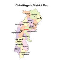 छत्तीसगढ़ के जिले