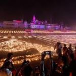 World Guinness Record for lighting 4 lakh diyas