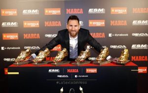 Leonel Messi wins 6th Golden Shoe award