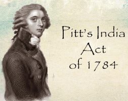 पिट्स इंडिया एक्ट 1784