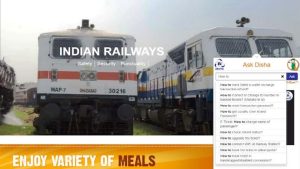 Artificial Intelligence based Chatbot ASKDISHA launched by the Railways