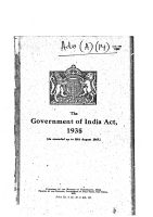 भारत सरकार अधिनियम 1935