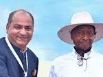 Rajesh Chaplot receives highest Civilian Award (Golden Jubilee Medal-Civilians) of Uganda