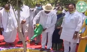 CM KCR launched the sixth phase of Haritha Haram Programme