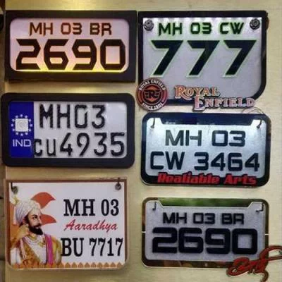 Gov outlet personalised plates