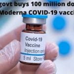 US partners with Moderna for 100 million doses of Covid19 vaccine