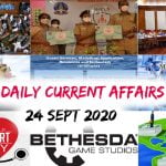 Daily Current Affairs Quiz: September 24, 2020