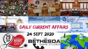 Daily Current Affairs Quiz: September 24, 2020