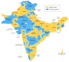 ईस्ट इंडिया कंपनी के शासन के दौरान भारतीय रियासतें