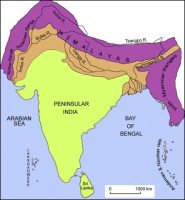 भारतीय उपमहाद्वीप के क्षेत्र