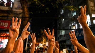 Three-finger salute