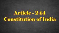 What is Article 244(A) of the Constitution?