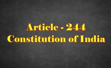 What is Article 244(A) of the Constitution?