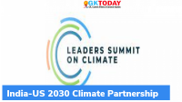 India-US 2030 Climate Partnership