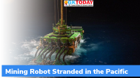 Mining Robot Stranded in the Pacific