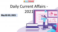 Daily Current Affairs Quiz: May 02-03, 2021