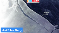 A-76:  World’s largest iceberg breaks off of Antarctica