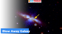 First Blow Away Galaxy discovered
