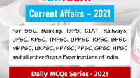 Daily Current Affairs Quiz: April 27, 2021