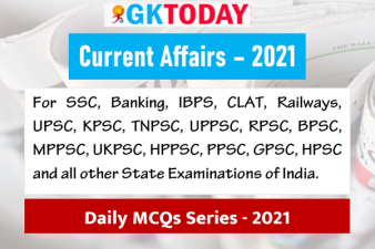 Daily Current Affairs Quiz: April 27, 2021