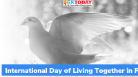International Day of Living Together in Peace: May 16