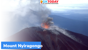 डेमोक्रेटिक रिपब्लिक ऑफ़  कांगो में माउंट न्यारागोंगो (Mount Nyiragongo) ज्वालामुखी में विस्फोट हुआ