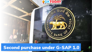 G-SAP 1.0 के तहत RBI की दूसरी खरीद : मुख्य बिंदु
