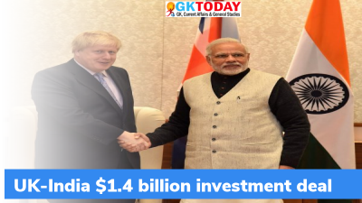 UK-India $1.4 billion investment deal