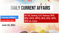 Daily Current Affairs Quiz : June 19, 2021