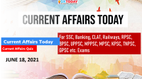 Daily Current Affairs Quiz : June 18, 2021