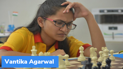 Vantika Agarwal wins National Women Online Chess Title