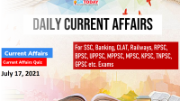 Daily Current Affairs Quiz : July 17, 2021