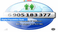 MoS for Health & Family Welfare inaugurated Digital Population Clock
