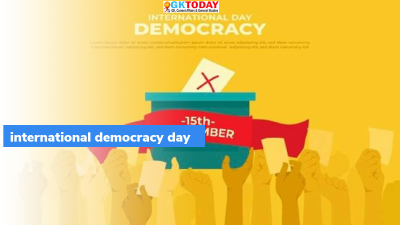 September 15: International Day of Democracy