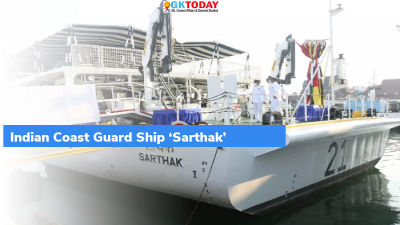 Indian Coast Guard Ship ‘Sarthak’ inaugurated