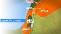 Israel’s airstrike on central Syria
