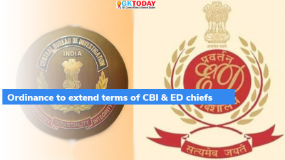 Ordinance to extend terms of CBI, ED chiefs