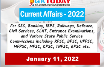 Daily Current Affairs Quiz : January 11, 2022