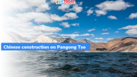 China’s construction on Pangong Tso