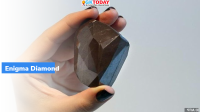 ‘The Enigma’: 555.55-carat black diamond