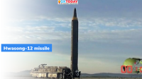 North Korea Hwasong-12 missile