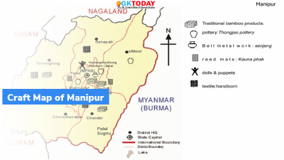 Craft Map of Manipur