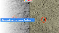 Glass spheres on the Moon