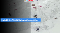 Ladakh Ice Wall Climbing Competition