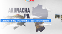 Statehood day of Arunachal Pradesh & Mizoram