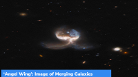 ‘Angel Wing’: Image of Merging Galaxies